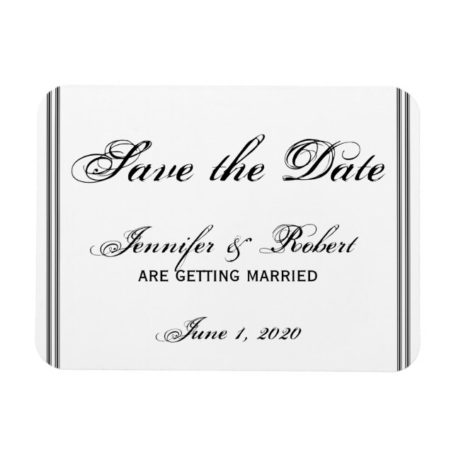 San Francisco Destination Save the Date Magnet (Horizontal)