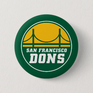 San Francisco Dons 6 Cm Round Badge