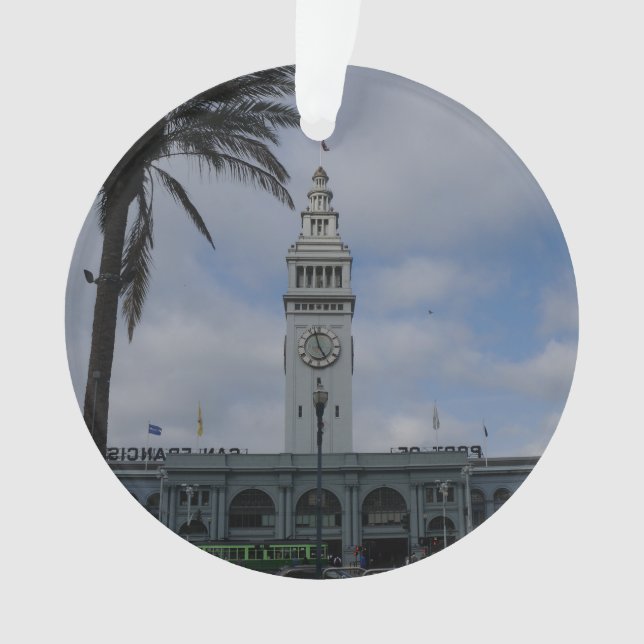 San Francisco Ferry Building #9 Ornament (Front)