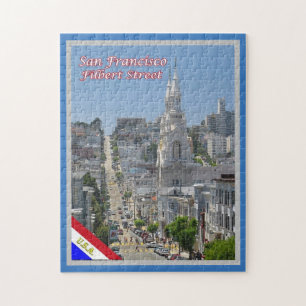 San Francisco - Filbert Street - United States - Jigsaw Puzzle