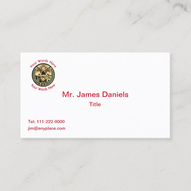 San Francisco Fire Department Business Card (Front)