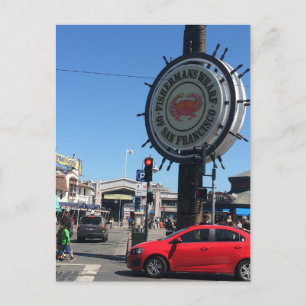 San Francisco Fisherman's Wharf Postcard