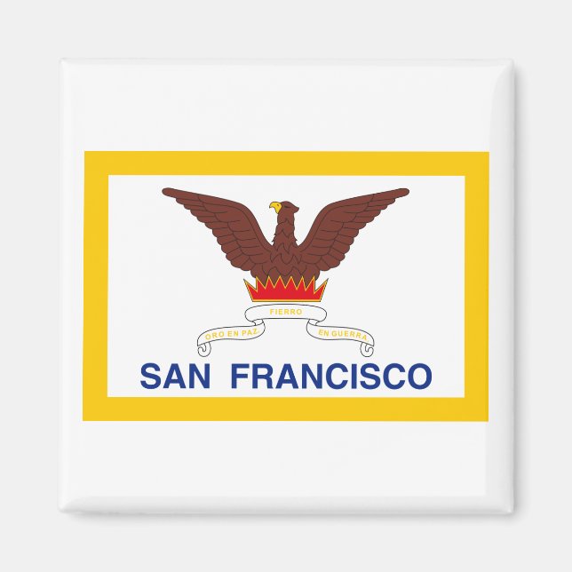 San Francisco Flag Magnet (Front)