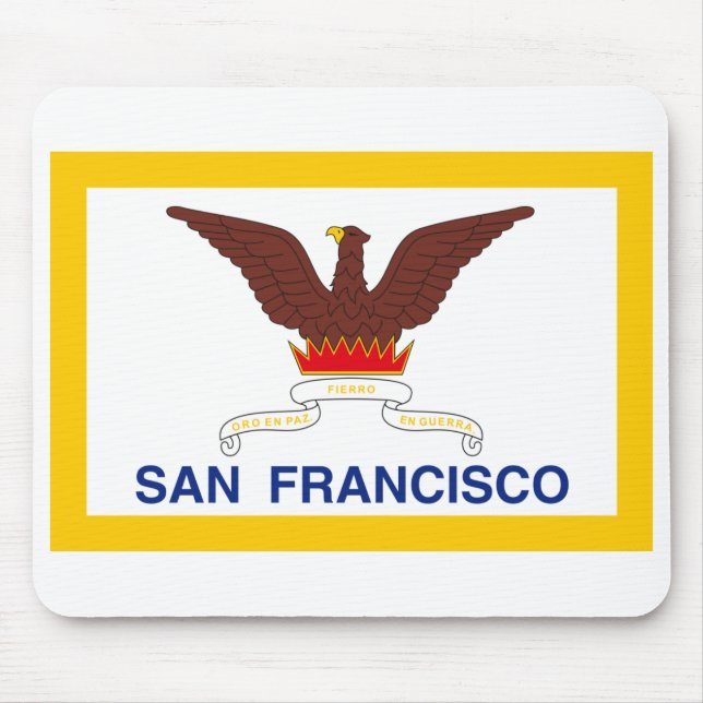San Francisco Flag Mouse Pad (Front)