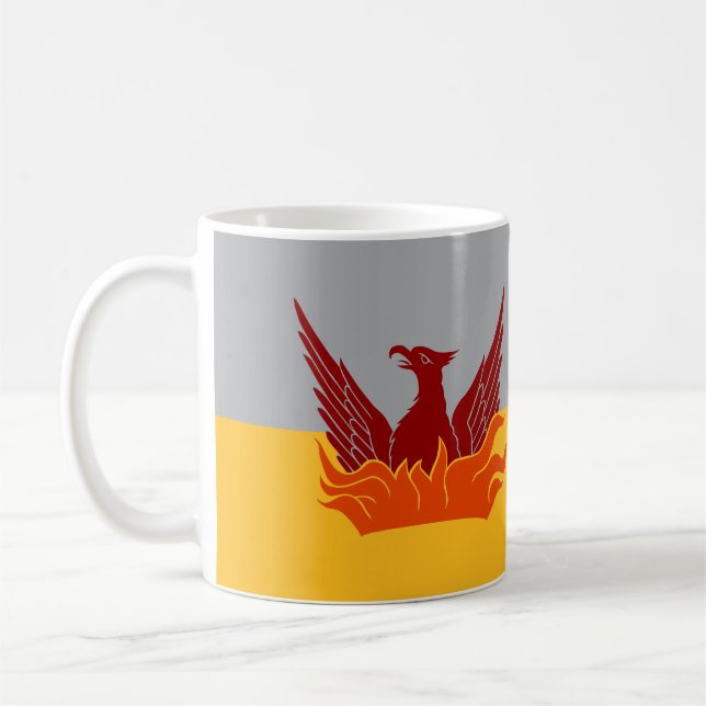 San Francisco Fog and Gold City Flag Mug (Left)