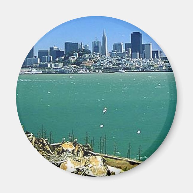 San Francisco from Alcatraz Magnet (Front)