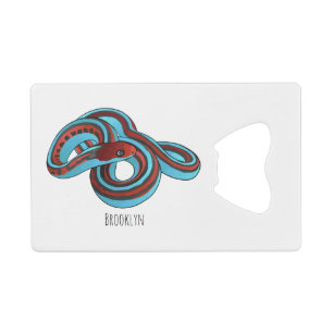 San Francisco garter snake cartoon illustration