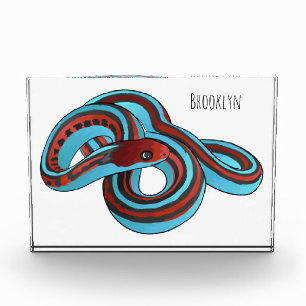 San Francisco garter snake cartoon illustration Photo Block