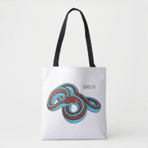 San Francisco garter snake cartoon illustration Tote Bag