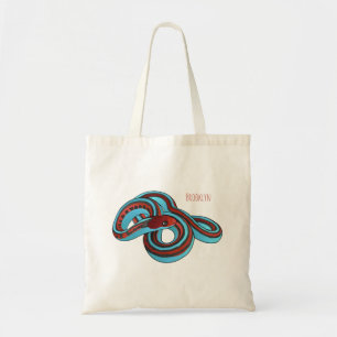 San Francisco garter snake cartoon illustration Tote Bag