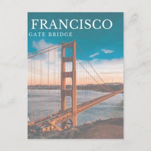 San Francisco Gate Bridge Postcard