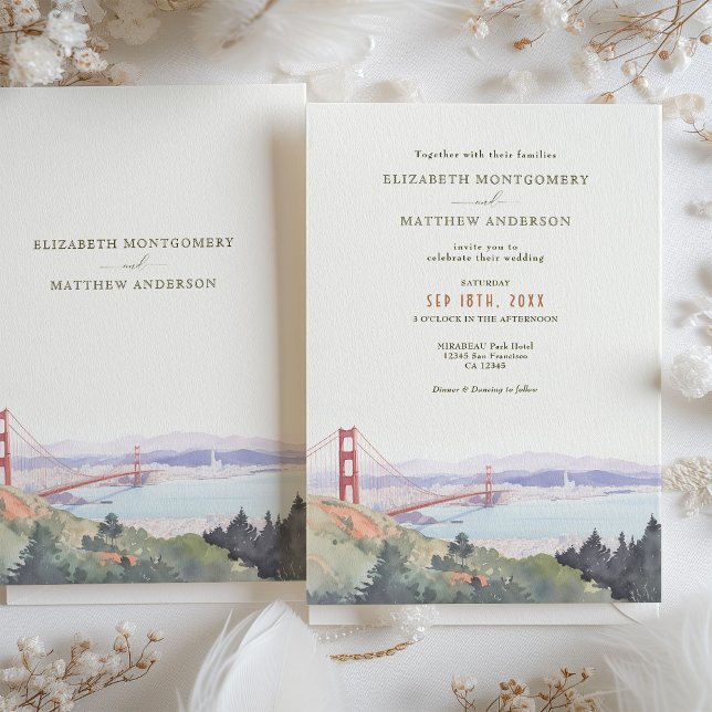 San Francisco Gate Destination Wedding Invitation (Creator Uploaded)
