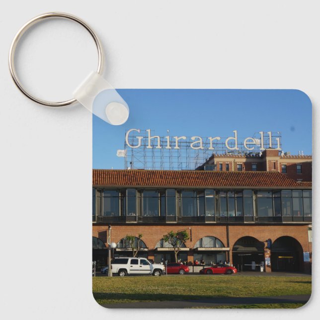 San Francisco Ghirardelli Square Keychain (Front)