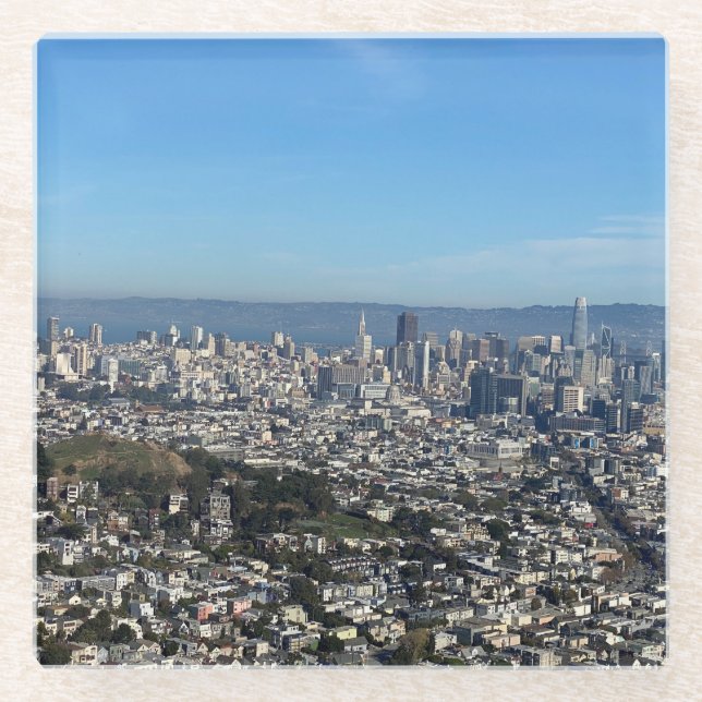 San Francisco Glass Coaster (Front)