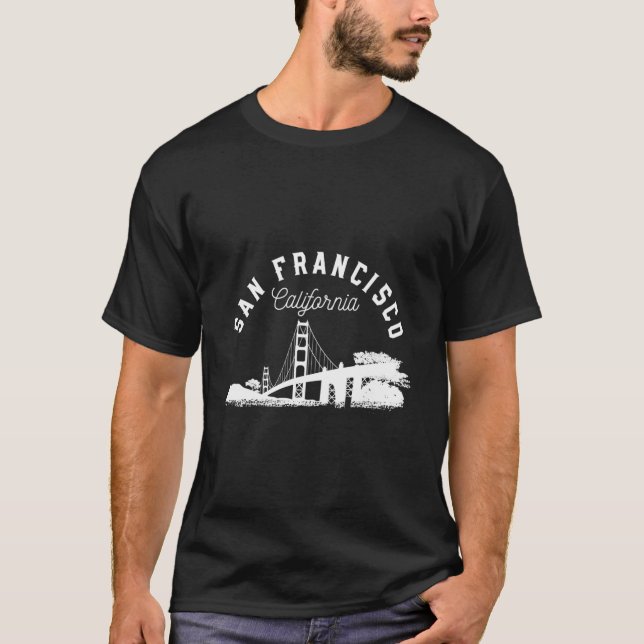 San Francisco Gold Gate Bridge T-Shirt (Front)