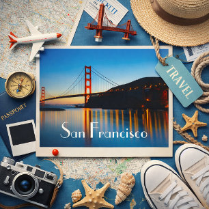 San Francisco – Golden Evenings by the Bay Postcard