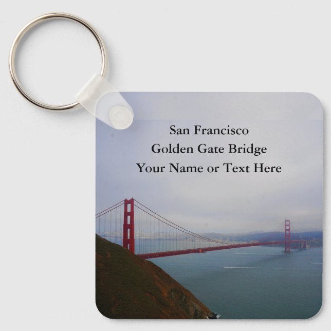 San Francisco Golden Gate Bridge #3-1 Keychain (Front)