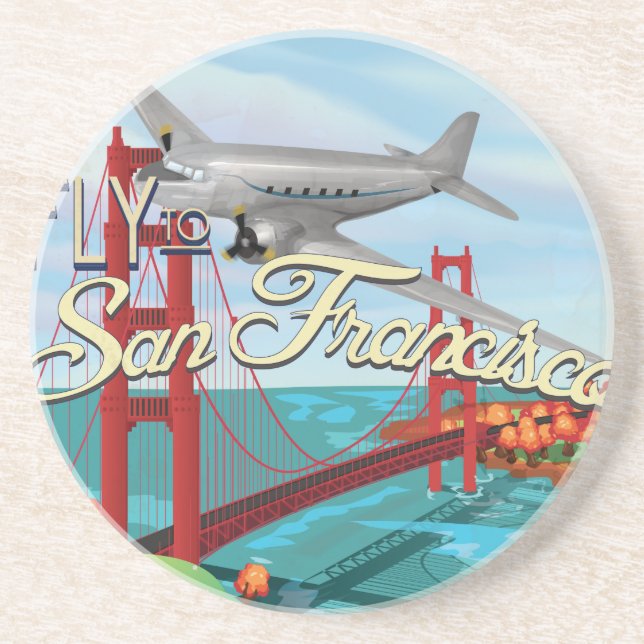 San Francisco Golden Gate Bridge Coaster (Front)