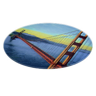 San Francisco - GOLDEN GATE - Bridge Cutting Board