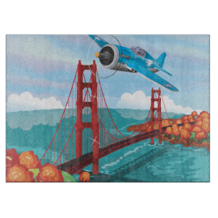 San Francisco Golden Gate Bridge Cutting Board