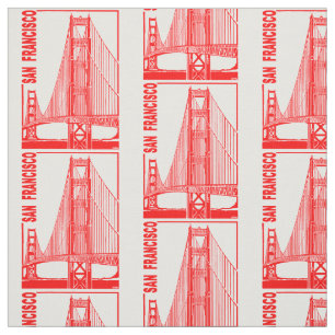 San Francisco-Golden Gate Bridge Fabric