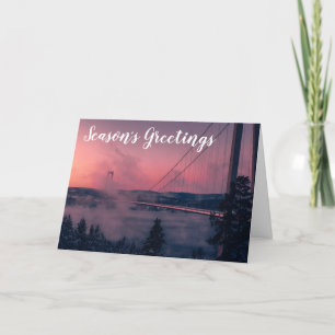 San Francisco Golden Gate Bridge Holiday Card