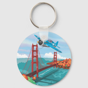 San Francisco Golden Gate Bridge Key Ring