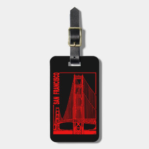 San Francisco-Golden Gate Bridge Luggage Tag