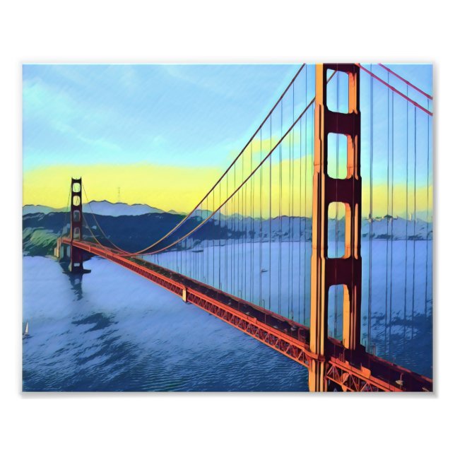 San Francisco - GOLDEN GATE - Bridge Photo Print (Front)