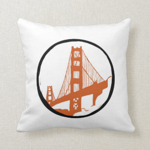 San Francisco, Golden Gate Bridge Pillow