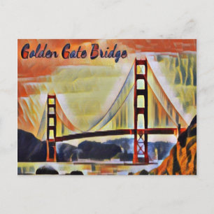 San Francisco Golden Gate Bridge Postcard