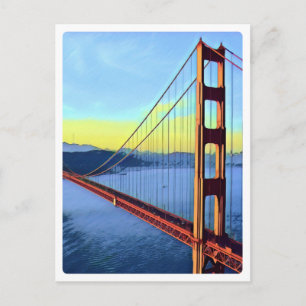 San Francisco - GOLDEN GATE - Bridge Postcard