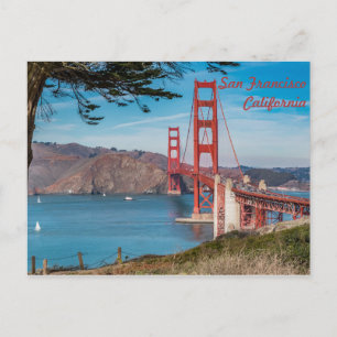 San Francisco Golden Gate Bridge Postcard