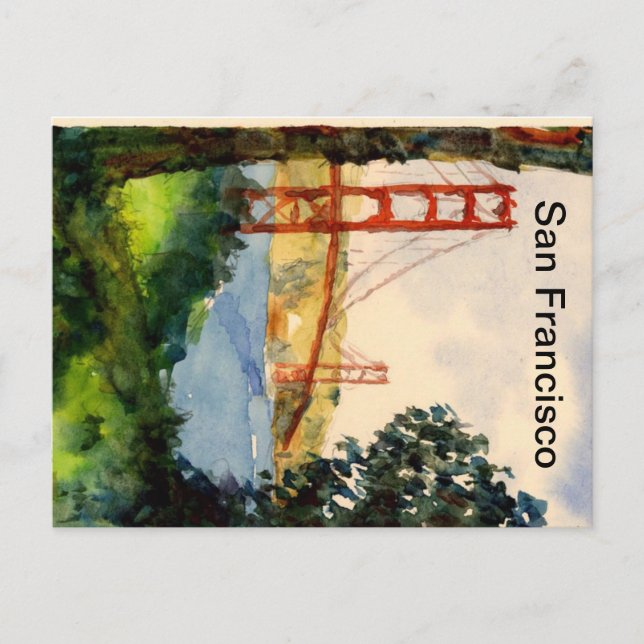 San Francisco Golden Gate Bridge Postcard (Front)
