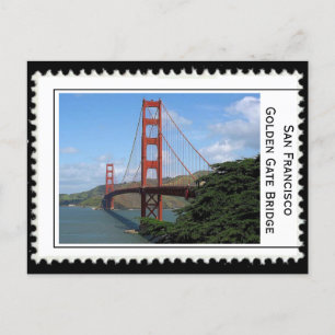 San Francisco Golden Gate Bridge Postcard