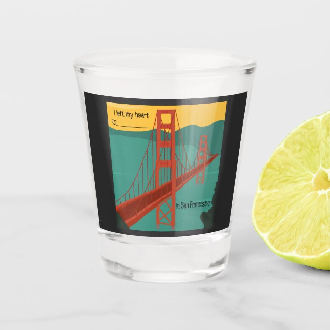 San Francisco - Golden Gate Bridge/  Shot Glass (Front)