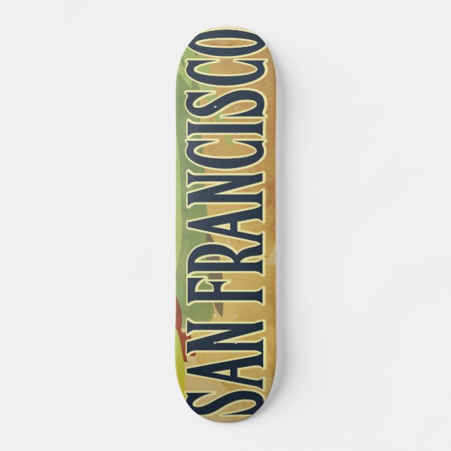San Francisco Golden Gate Bridge Skateboard (Front)