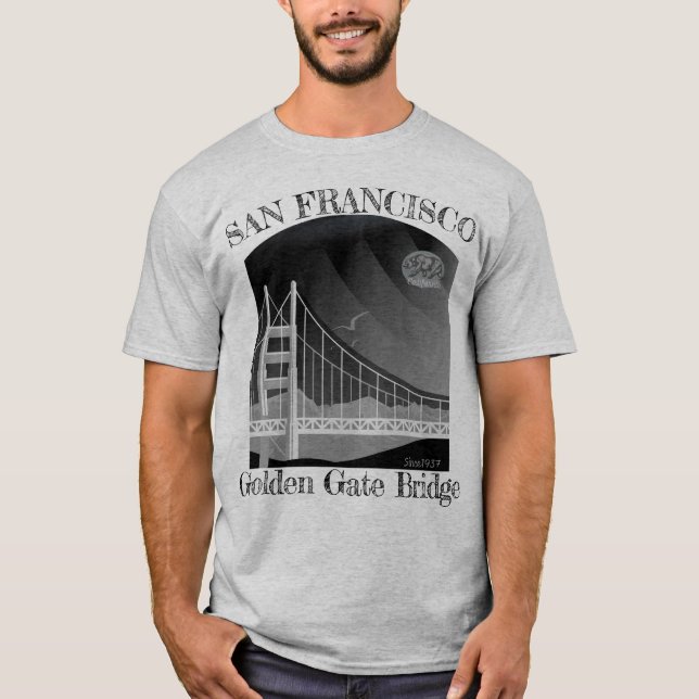 San Francisco Golden Gate Bridge T-Shirt (Front)