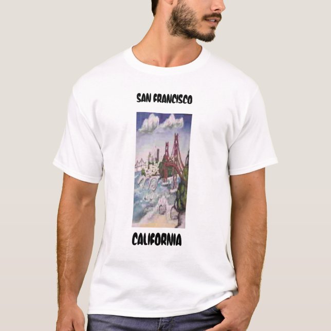 SAN FRANCISCO, GOLDEN GATE BRIDGE T-Shirt (Front)