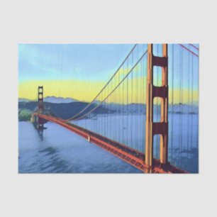 San Francisco - GOLDEN GATE - Bridge Tissue Paper