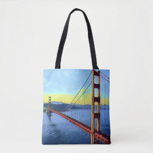 San Francisco - GOLDEN GATE - Bridge Tote Bag