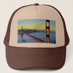 San Francisco - GOLDEN GATE - Bridge Trucker Hat