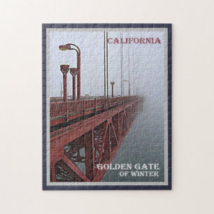 San Francisco - Golden Gate of Winter - USA - Jigsaw Puzzle