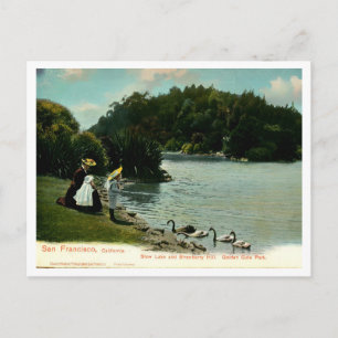 San Francisco Golden Gate Park Vintage Inspired Postcard
