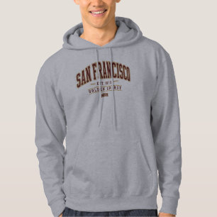 San Francisco Golden Spirit Vintage Varsity Hoodie