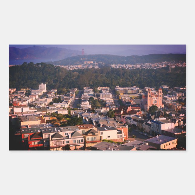San Francisco Grandview Park View Stickers (Front)