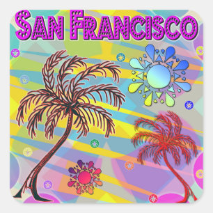 San Francisco Happy and Hope Sticker