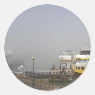 San Francisco Harbour Classic Round Sticker