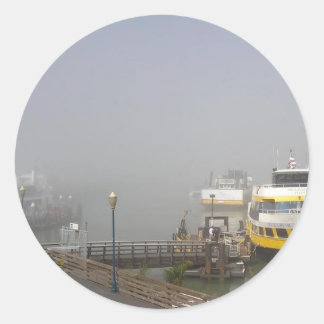 San Francisco Harbour Classic Round Sticker