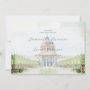 San Francisco Illustrated Wedding Invitation